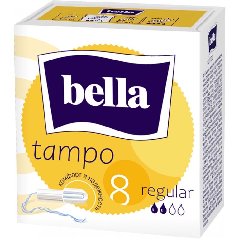 Белла тампоны регуляр №8