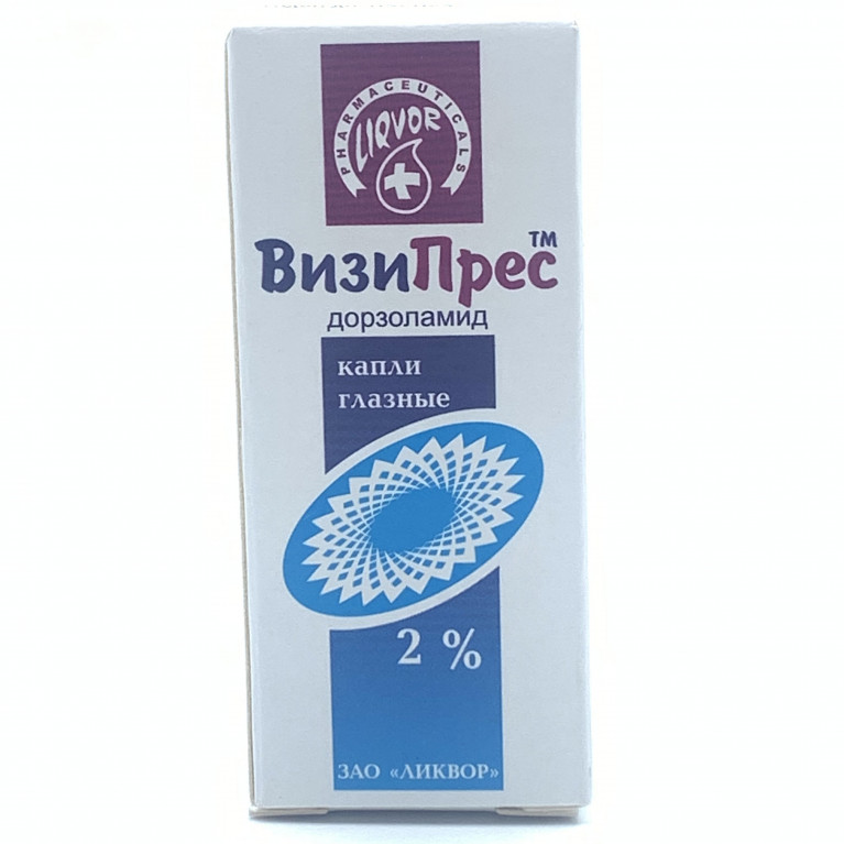 ВизиПрес глазные капли 2% 5 мл