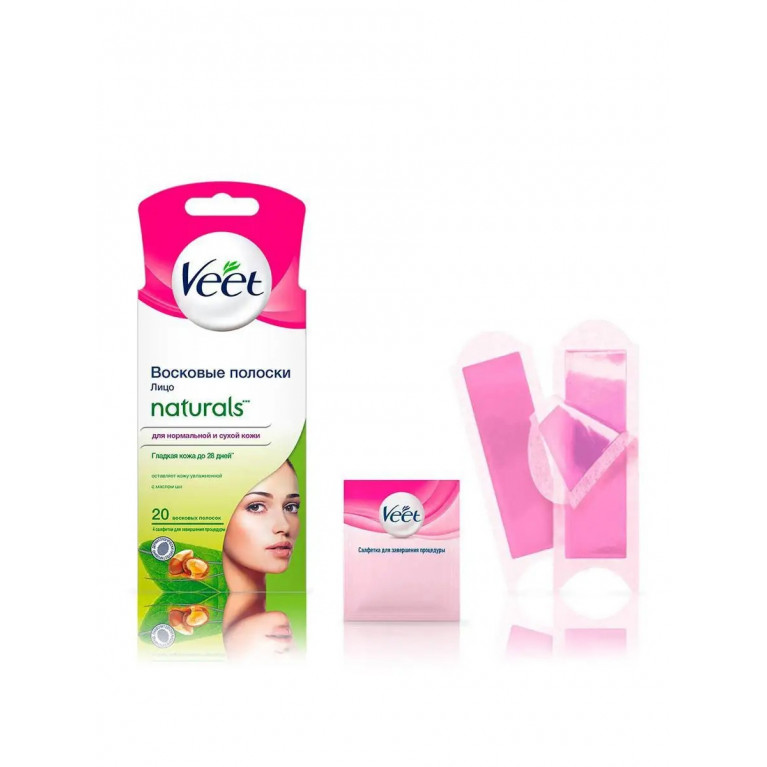 Вит восковые полоски для лица №20
