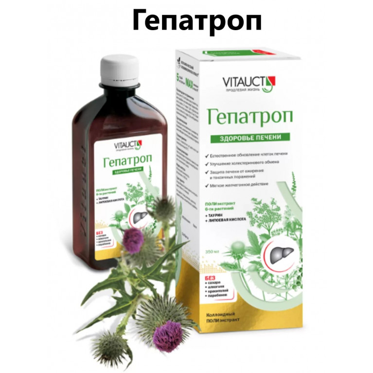 Витаукт Гепатроп сироп 350мл