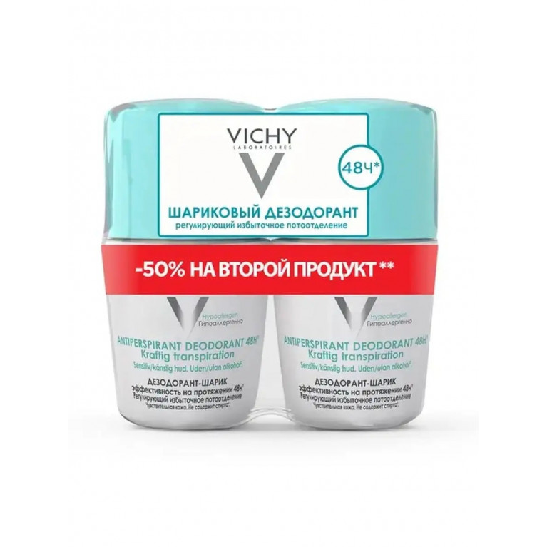 Виши набор Део-ролл 48 ч. 50 мл 1+1/изб,пот,е/