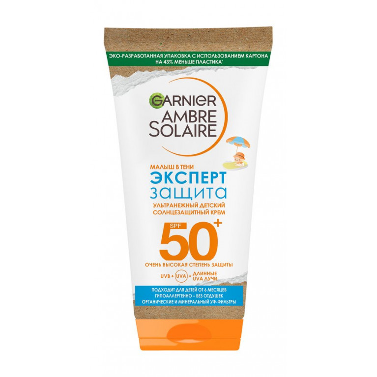 Гарньер амбре соларе солнцезащитный крем SPF-50+ детский 50 мл