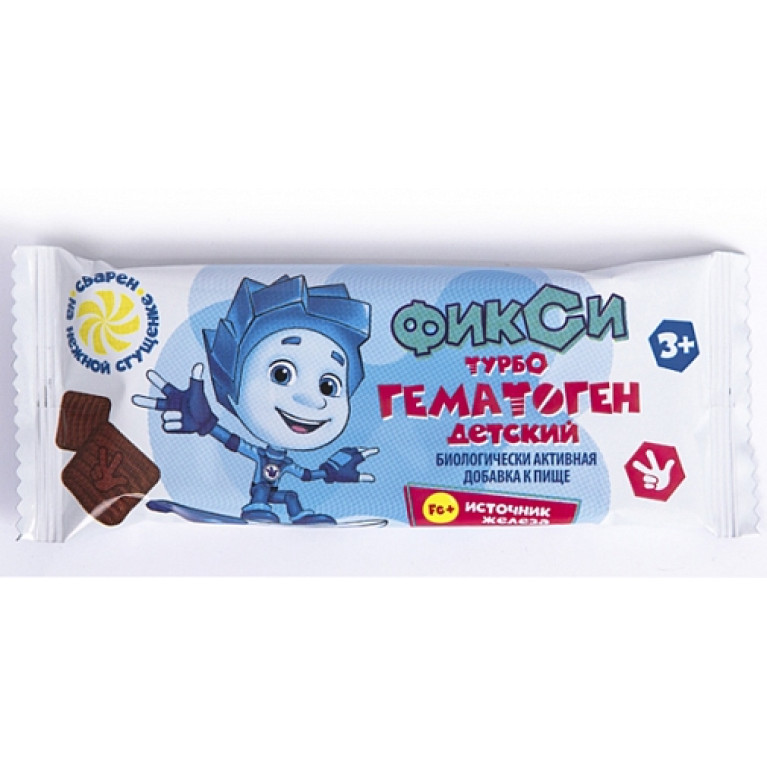 Гематоген турбо 40 г/фиксики/