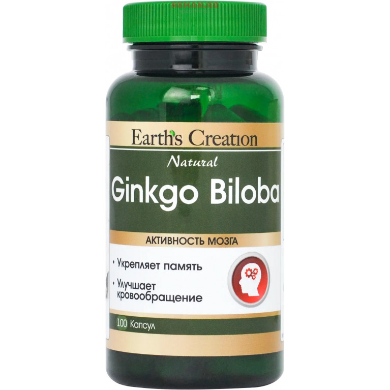 Гинкго билоба капсулы 60 мг №100