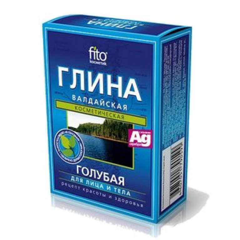 Глина голубая валдайская 100 г