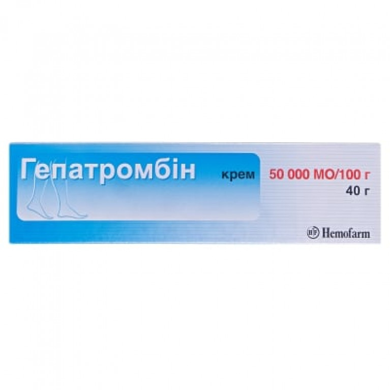 Гепатромбин гель 50 000 40 г