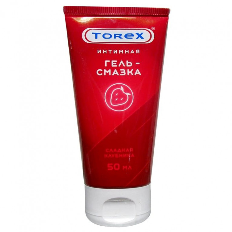 Гель смазка торекс 50 мл/сладкая клубника/