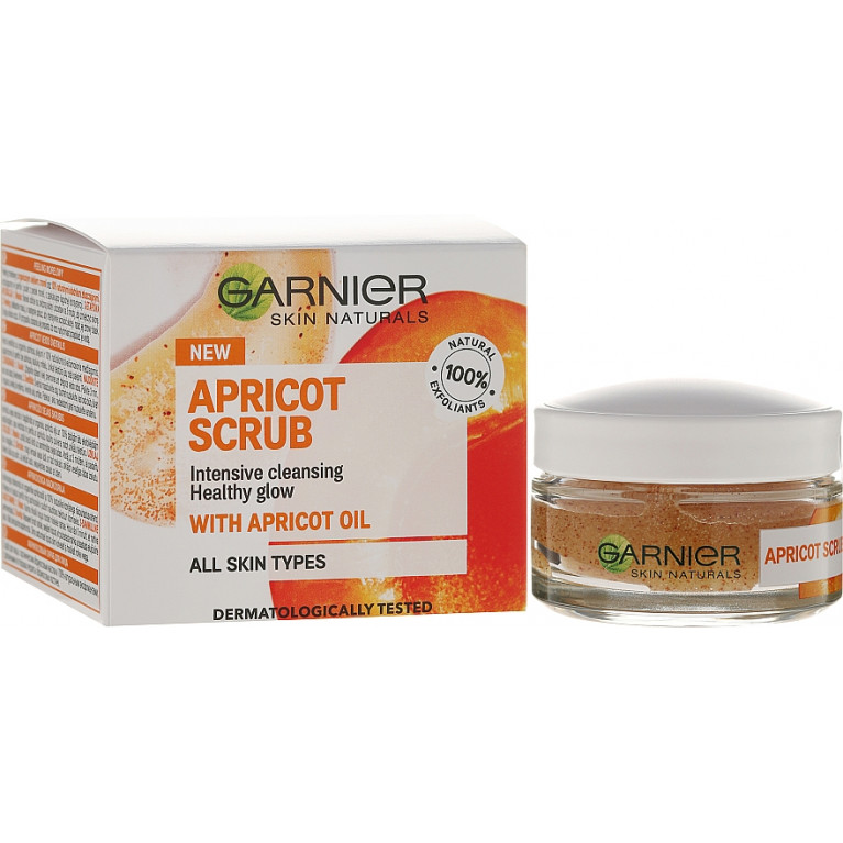 Гарньер скраб для лица Абрикос 50 мл