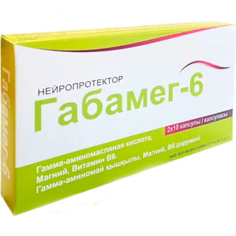 Габамег-6 капсулы №20