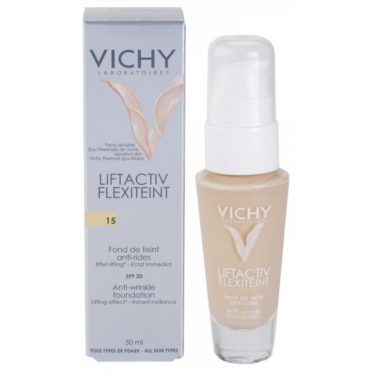 Виши Лифтактив Флексилифт Тон 15 тональное средство против морщин 30 мл