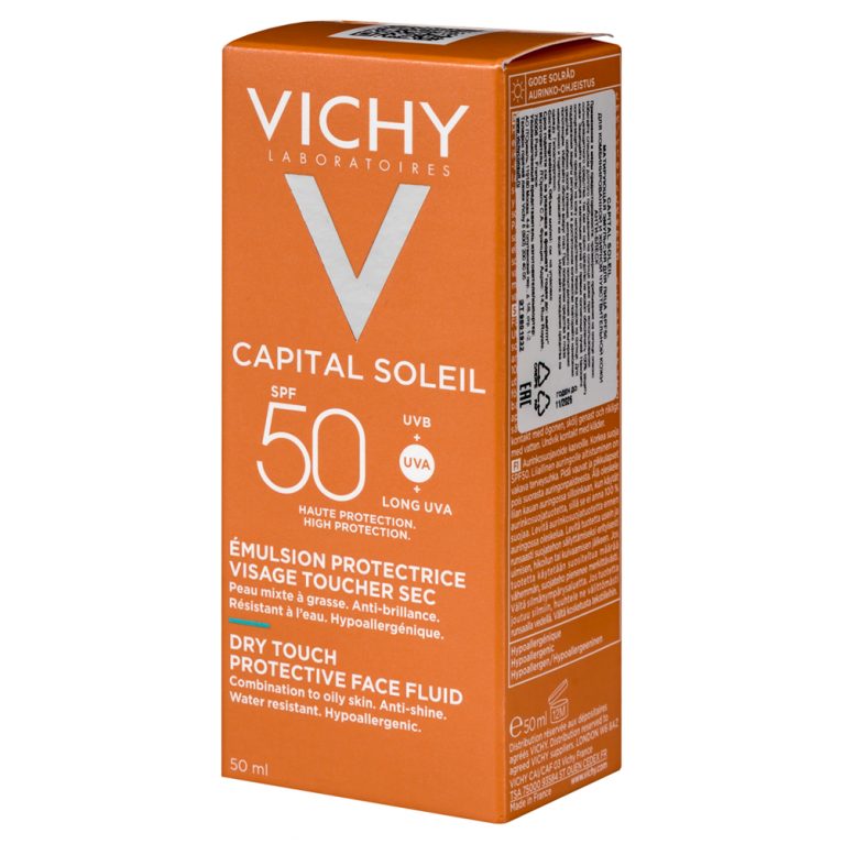 Виши Капиталь солей солнцезащитная эмульсия матирующая SPF-50 50 мл
