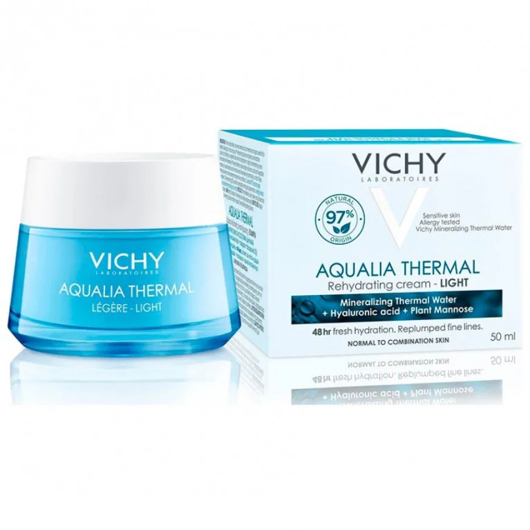 Виши Аквалия Термаль крем легкий для нормальной комб. кожи 50 мл