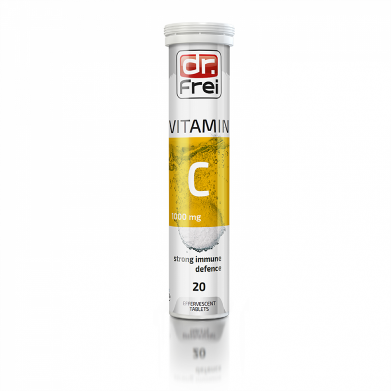 Витамин С таблетки шипучие 1000 мг №20/доктор фрей/