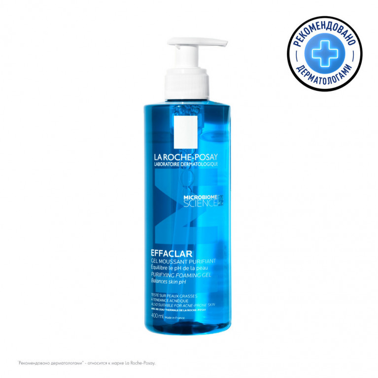 Ля рош-позе эффаклар гель-мусс очищающий 400 мл/для жирной и проблемной/
