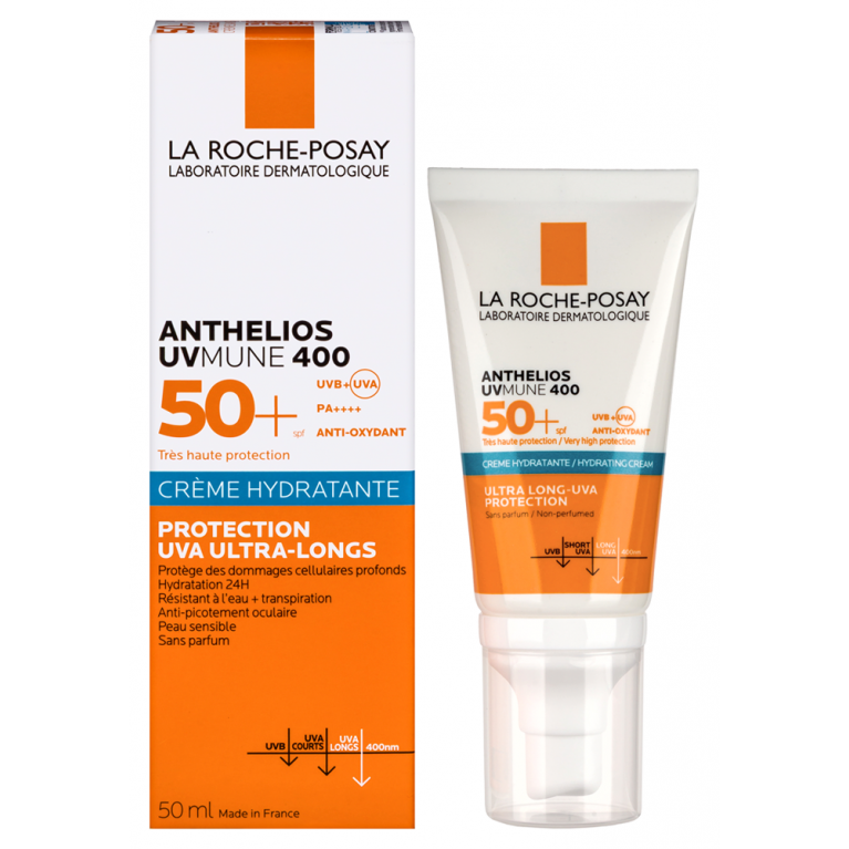 Ля рош-позе антгелиос UV Mune солнцезащитный увлажняющий крем SPF-50+ 50 мл
