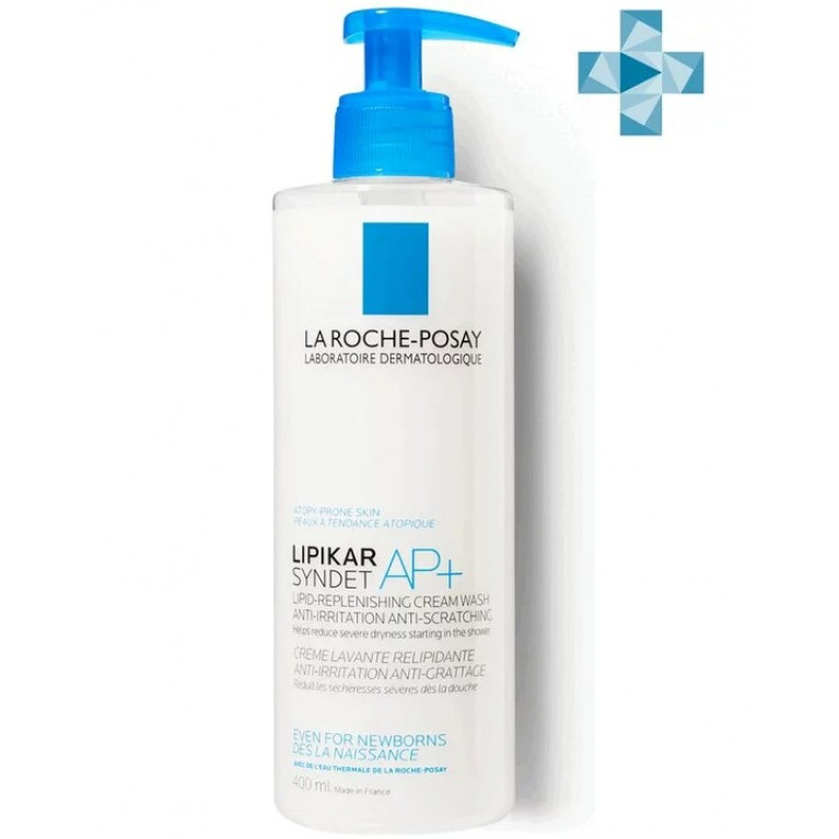 Ля рош-позе липикар синдет АР+ крем-гель очищающий для лица и тела 400 мл
