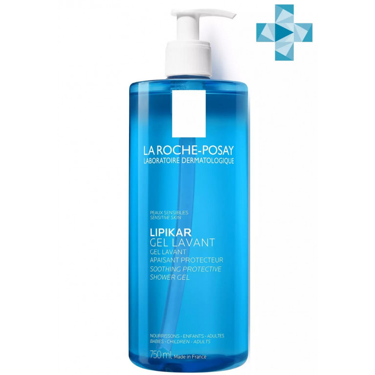 Ля рош-позе липикар гель для душа очищающий 750 мл