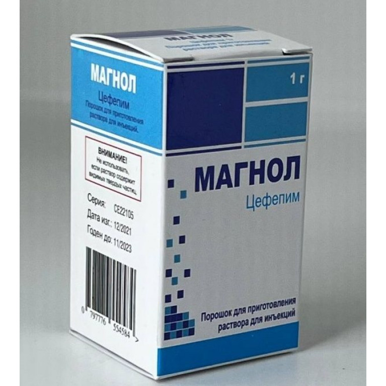 Магнол порошок для инъекций 1 г