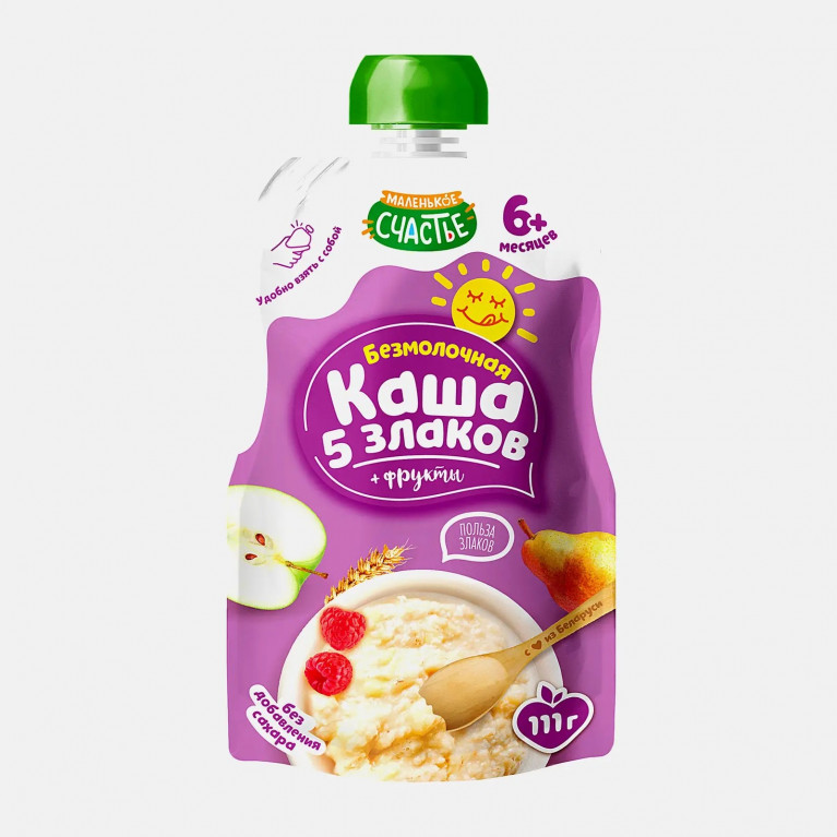 Маленькое счастье каша 5злаков  111г
