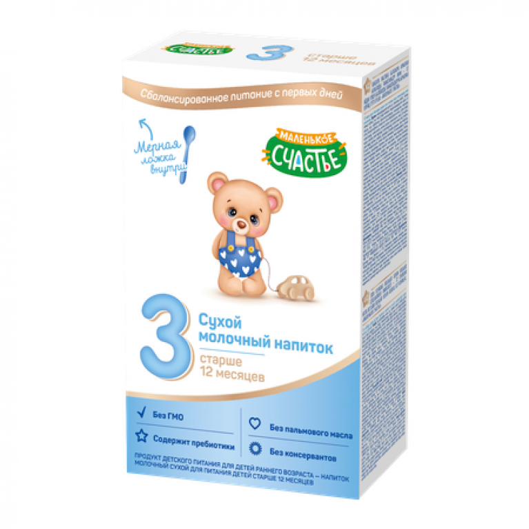 Маленькое счастье смесь 3 12+ месяцев 300 г