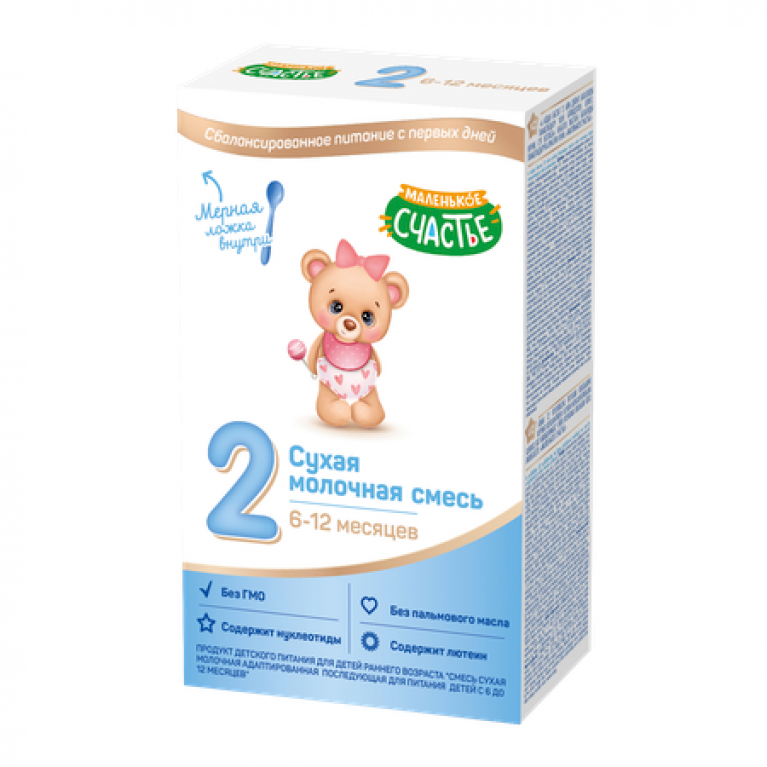 Маленькое счастье смесь 2 6-12 месяцев 300 г