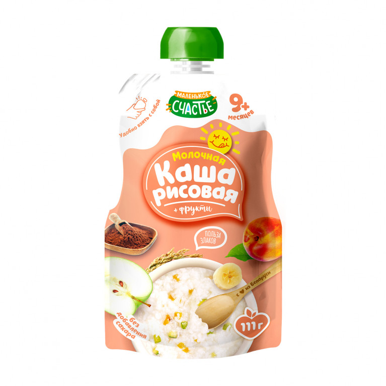 Маленькое счастье каша рисовая  111г