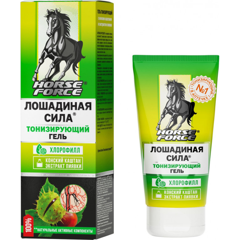 Лошадиная сила гель для ног 500 мл/с конским каштаном/
