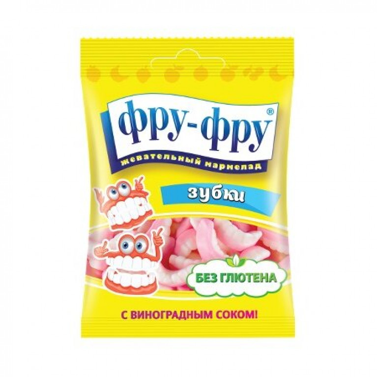 Фру-фру мармелад 30г зубки