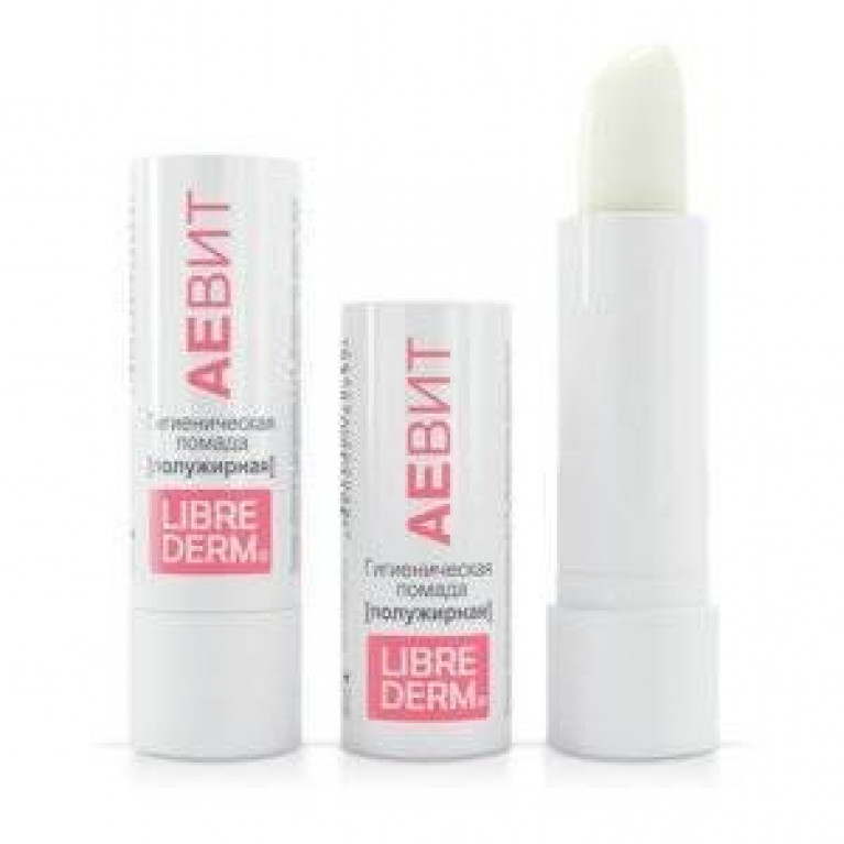 Либредерм Аевит гигиеническая губная помада полужирная 4 г