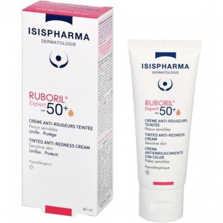 Исис фарма Руборил Эксперт SPF 50+ крем матирующий против покраснений 40мл