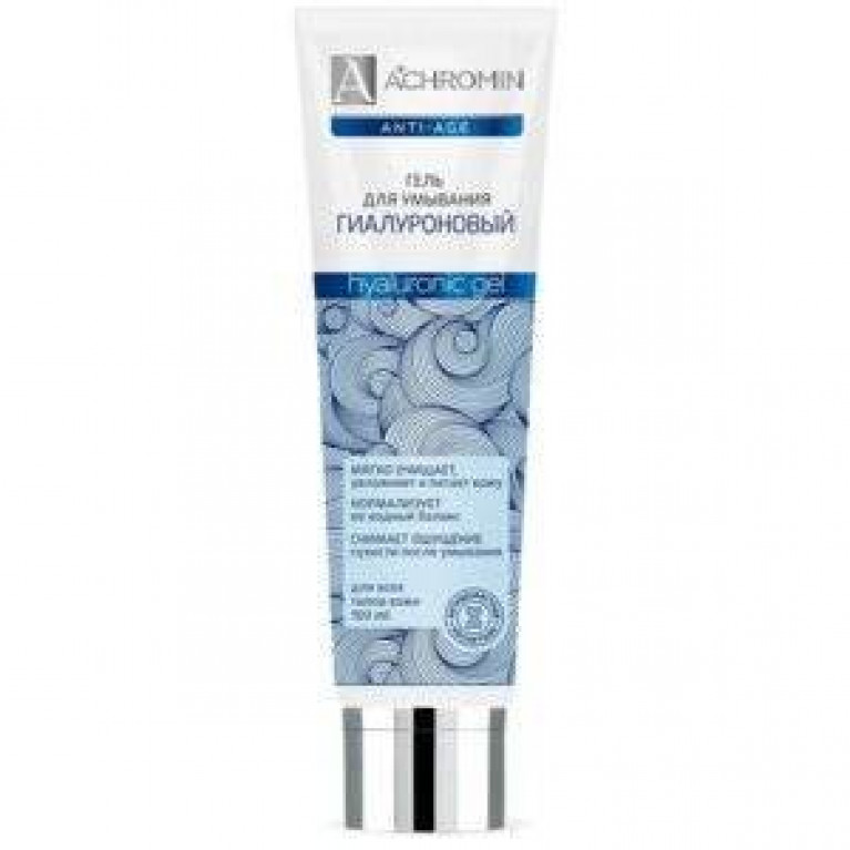 Ахромин анти-эйдж гиалуроновый гель для умывания 100 мл