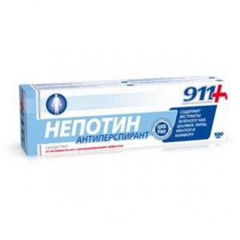 911 Непотин гель для ног 100 мл