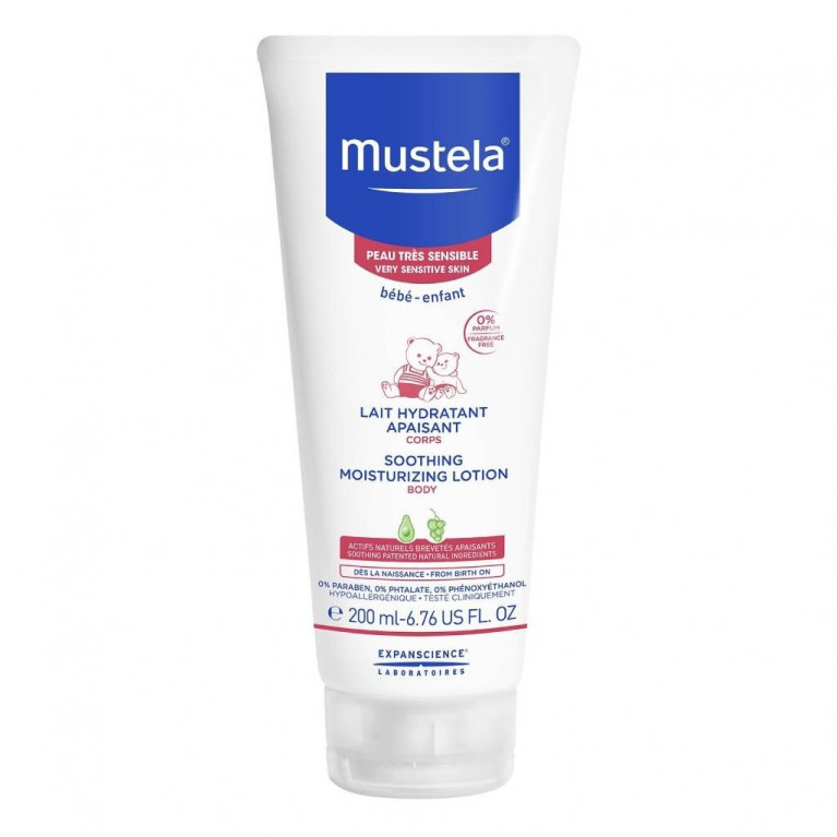 Мустелла молочко увлажняющее успокаивающее для тела 200 мл