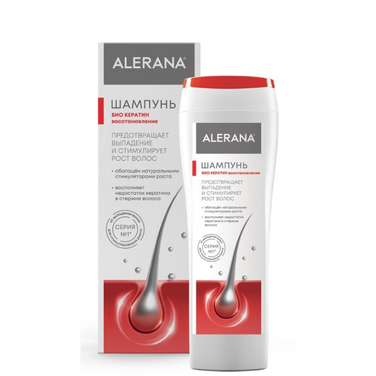 Алерана шампунь 250 мл/био кератин/