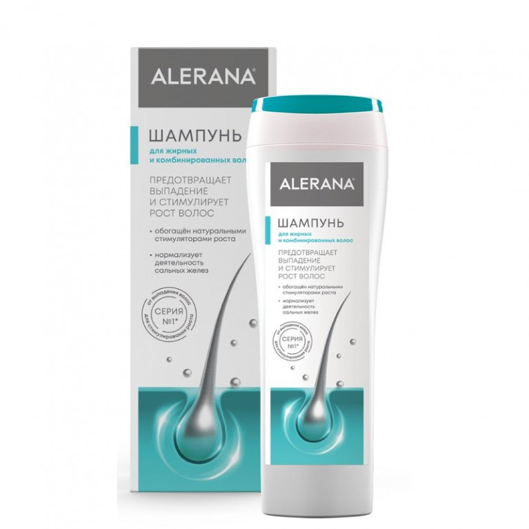 Алерана шампунь 250 мл/для жирных и комби волос/
