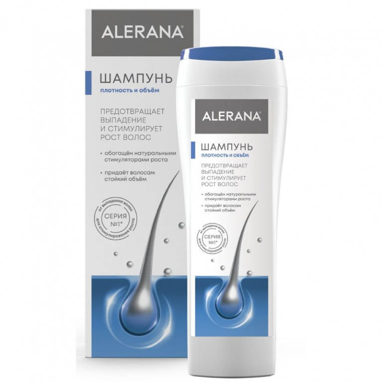 Алерана шампунь 250 мл/плотность и объем/
