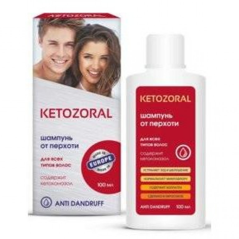 Кетозорал шампунь от перхоти 100 мл