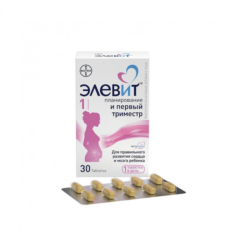 Элевит пронаталь планирование и первый триместр таблетки №30