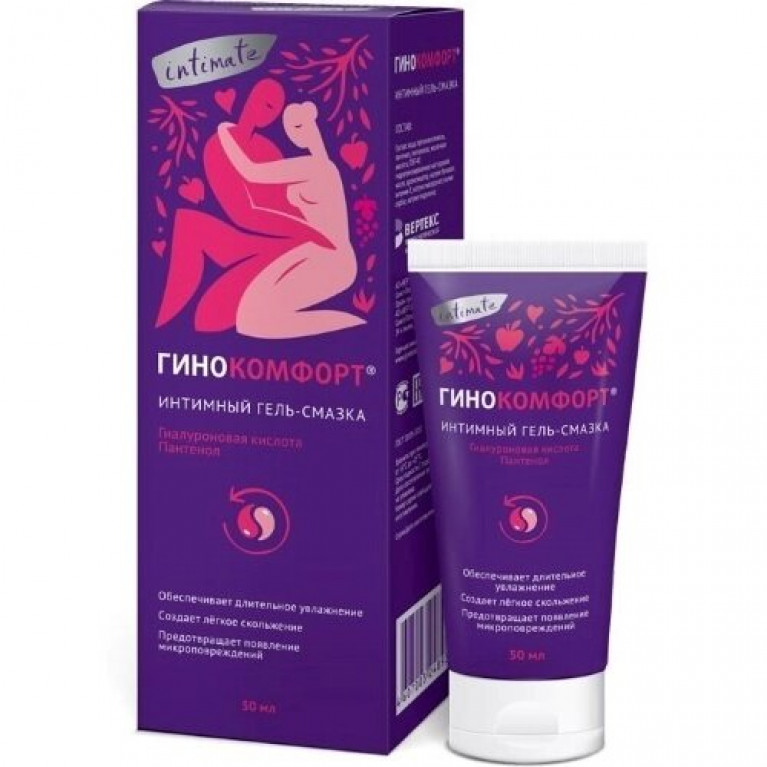 Гинокомфорт гель-смазка интимная 50 мл туба 