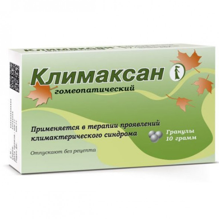 Климаксан гранулы гомеопатические 10 г пакет 