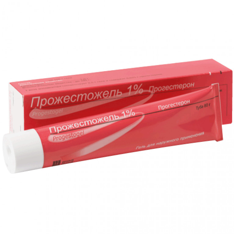 Прожестожель гель для наружного применения 1% 80 г
