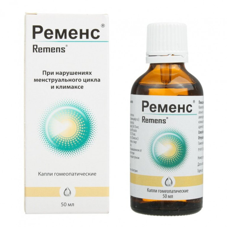 Ременс капли гомеопатические флакон 50 мл