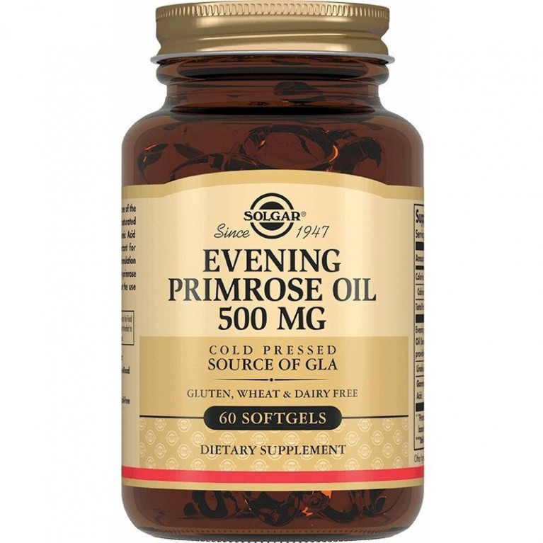 Солгар масло примулы вечерней капсулы №60