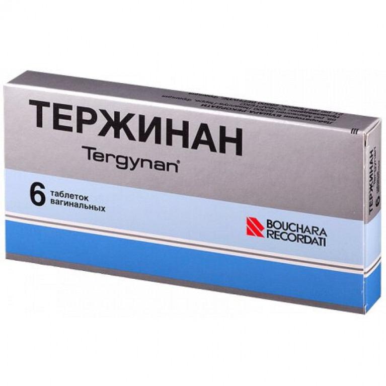 Тержинан таблетки вагинальные 6 шт.