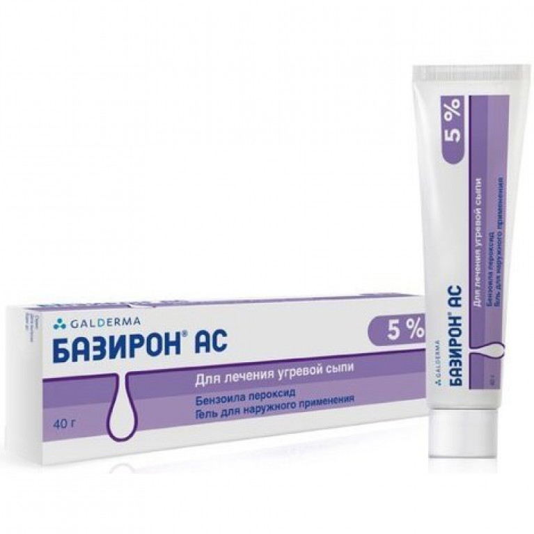 Базирон АС гель 5% туба 40 г