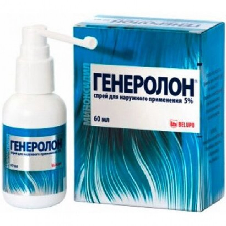 Генеролон спрей для наружного применения 5% 60 мл флакон 