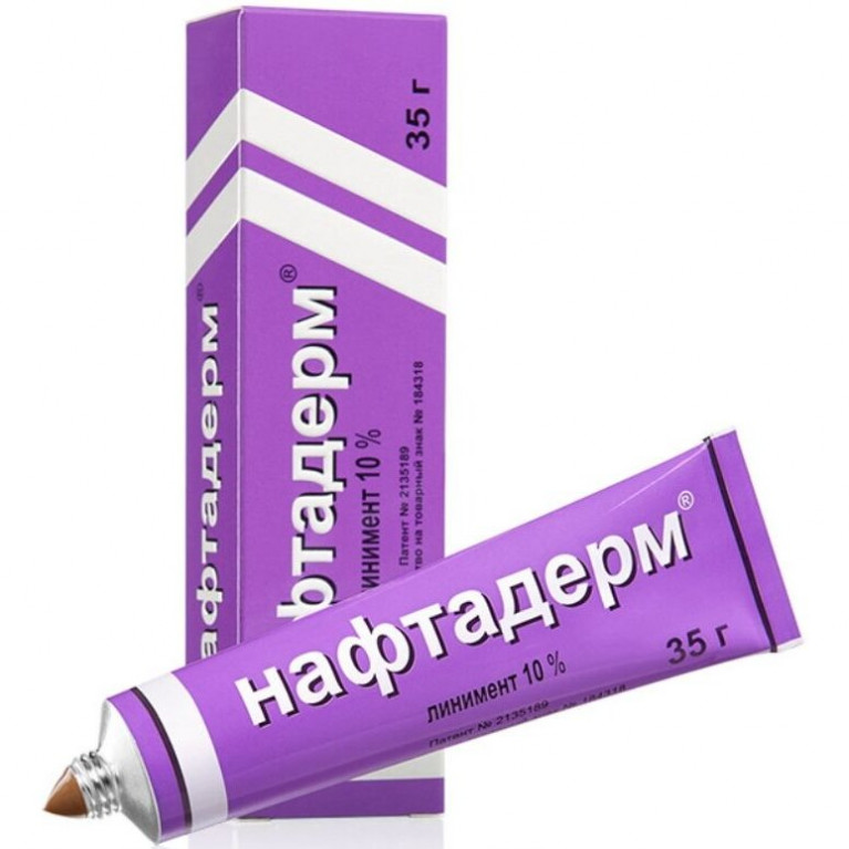 Нафтадерм линимент 10% 35 г туба 1 шт.