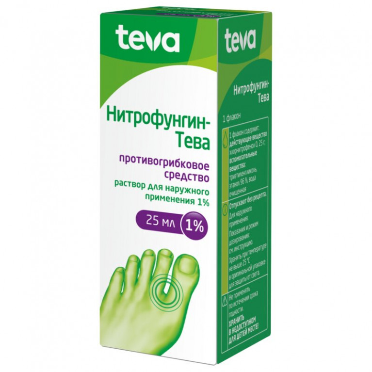 Нитрофунгин флакон 25 мл 1 шт.