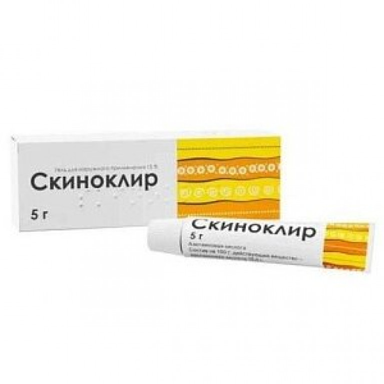 Скиноклир гель для наружного применения 15% 5 г