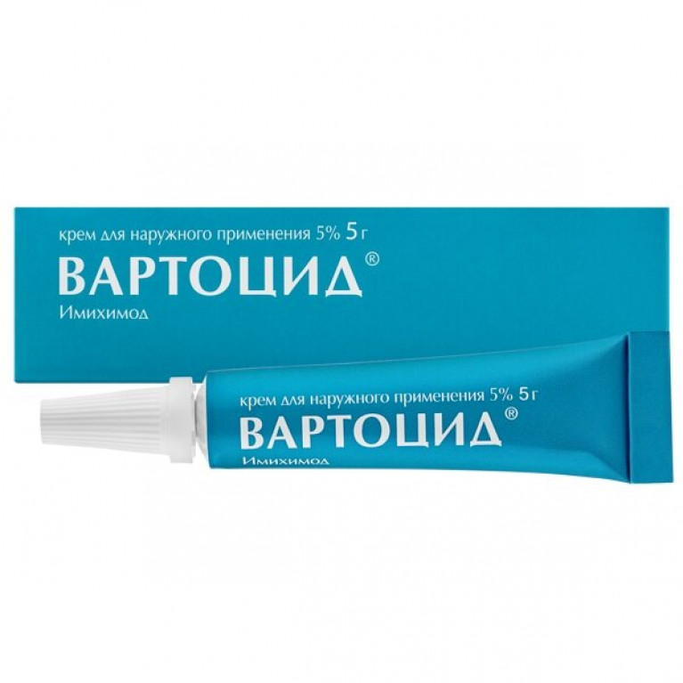 Вартоцид крем для наружного применения 5 % туба 5 г